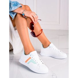 SHELOVET Zapatillas de moda blanco 3