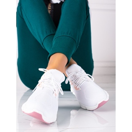 SHELOVET Zapatos deportivos ligeros blanco 3