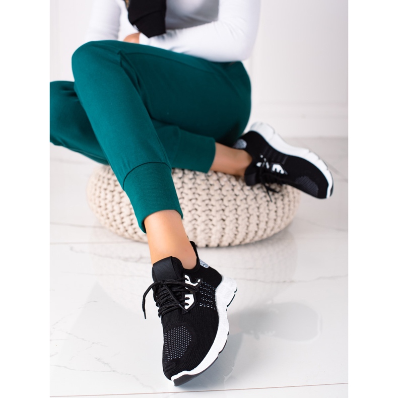 SHELOVET Zapatos deportivos ligeros negro 1