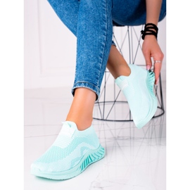 SHELOVET Calzado deportivo sin cordones verde 1 SHELOVET Calzado deportivo sin cordones verde 1