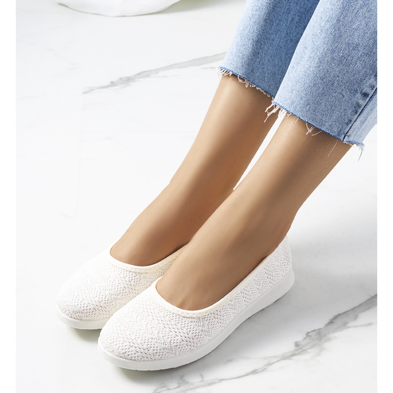 Deportivas Suvia de mujer beige crudo 2