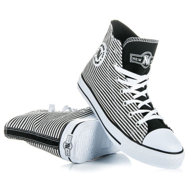 Zapatillas New Age High blanco negro 1 Zapatillas New Age High blanco negro 1