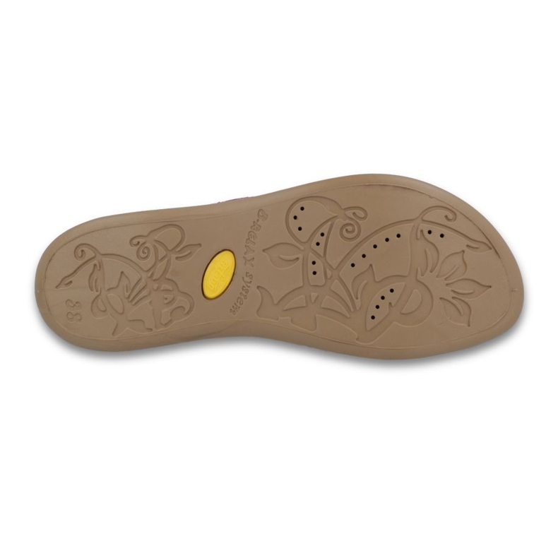 Zapatos de mujer befado pu 254D094 beige 1