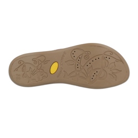 Zapatos de mujer befado pu 254D094 beige 3