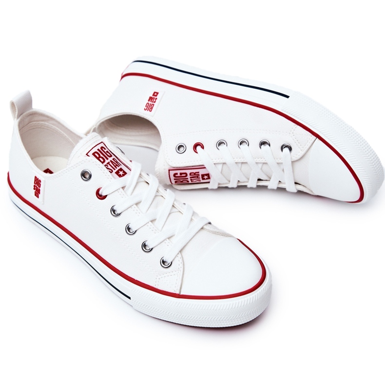 Sneakers Hombre Piel Big Star JJ174069 Blanco 2