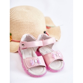 PE1 Cómodas Sandalias Infantiles Con Adorno Cayo Rosa rosado 6