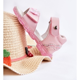 PE1 Cómodas Sandalias Infantiles Con Adorno Cayo Rosa rosado 3
