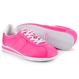 Ax Boxing Calzado deportivo atado rosado 4