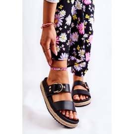 FB1 Pantuflas Penelope negras de moda para mujer negro 1 FB1 Pantuflas Penelope negras de moda para mujer negro 1