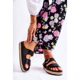 FB1 Pantuflas Penelope negras de moda para mujer negro 2 FB1 Pantuflas Penelope negras de moda para mujer negro 2