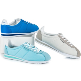Ax Boxing Calzado deportivo atado azul 8