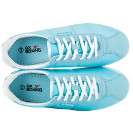 Ax Boxing Calzado deportivo atado azul 7