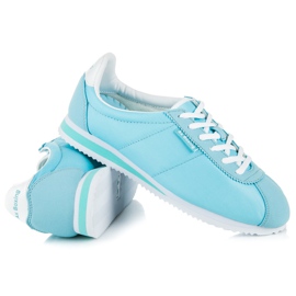 Ax Boxing Calzado deportivo atado azul 4