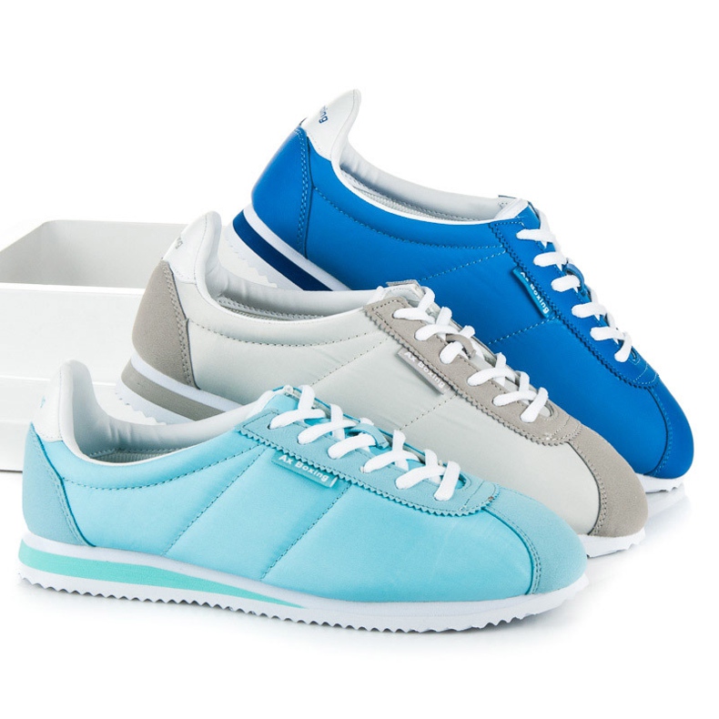 Ax Boxing Calzado deportivo atado azul 1