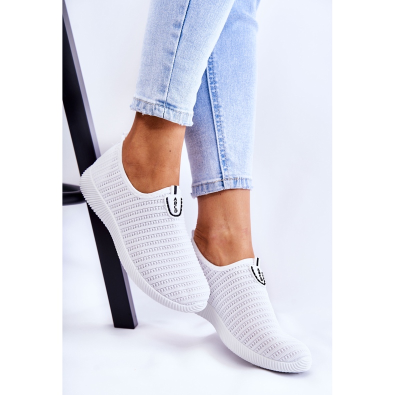 PG1 Zapatillas Deportivas Mujer Slip-On Blanco Charlien 2