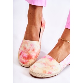 PG1 Alpargatas Mujer Slip-On Rosa-Amarillo Santana beige rosado 6