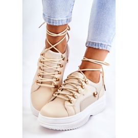 PG1 Deportivas Mujer Piel Beige Salmira 2