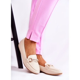 PG1 Mocasines Mujer Piel Beige Godley 3