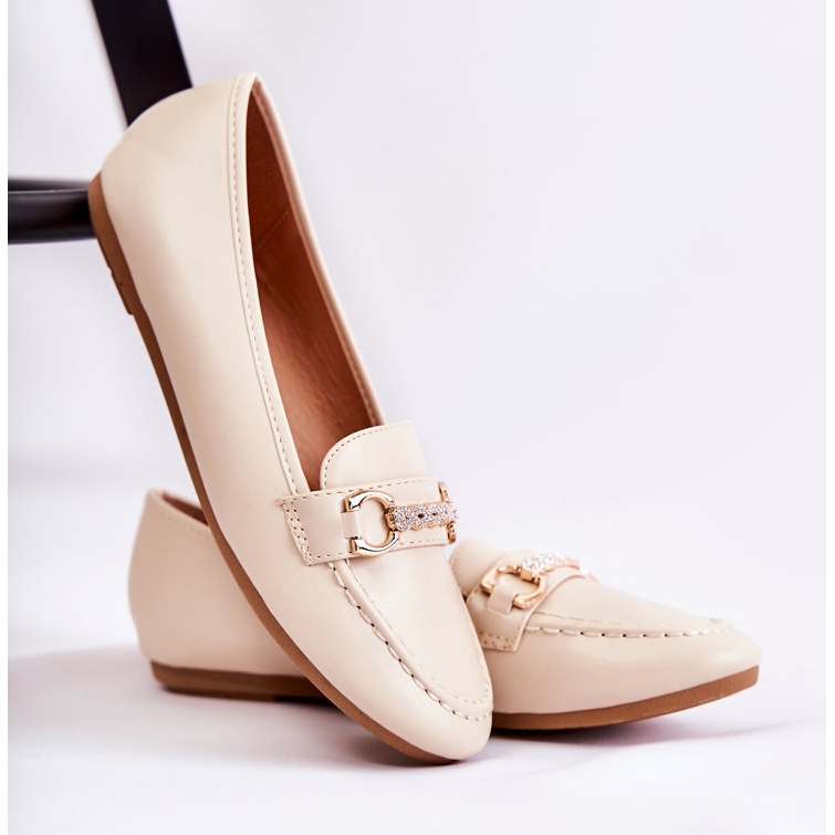 PG1 Mocasines Mujer Piel Beige Godley 1