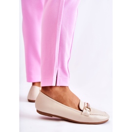 PG1 Mocasines Mujer Piel Beige Godley 4
