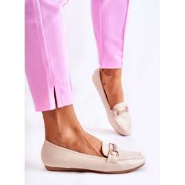 PG1 Mocasines Mujer Piel Beige Godley 9
