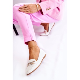 PG1 Mocasines Mujer Piel Blanco Godley 4