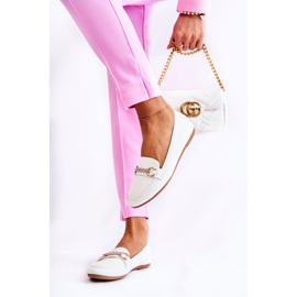PG1 Mocasines Mujer Piel Blanco Godley 3