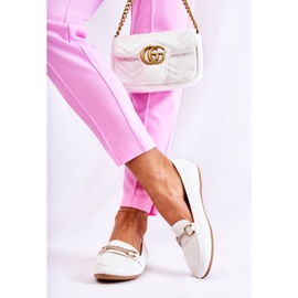 PG1 Mocasines Mujer Piel Blanco Godley 6