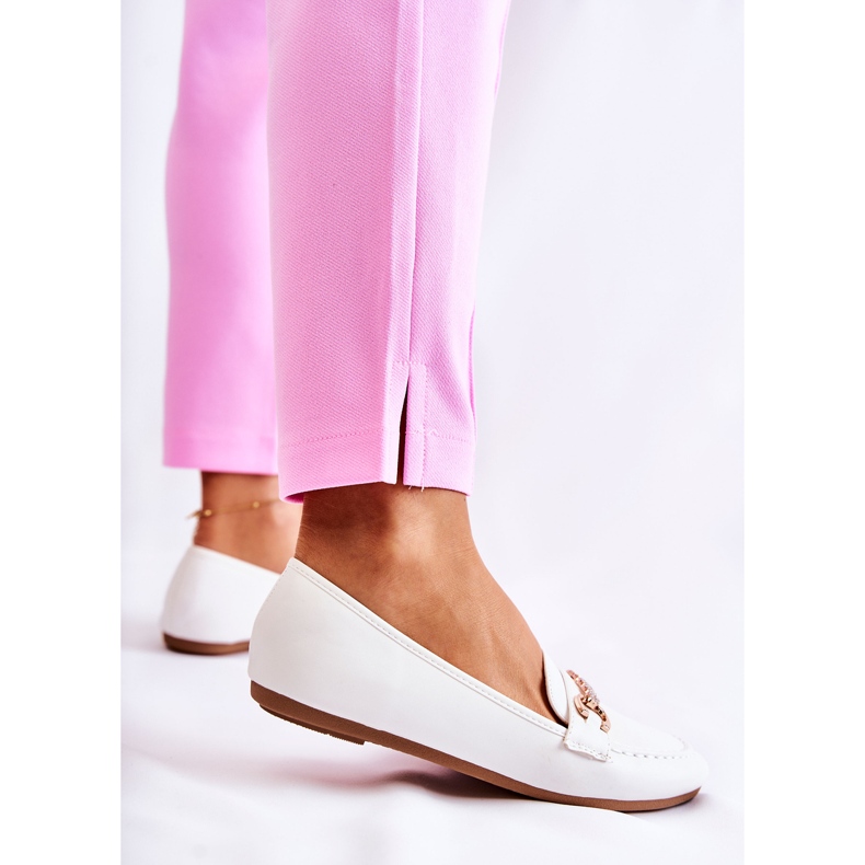 PG1 Mocasines Mujer Piel Blanco Godley 2