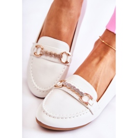 PG1 Mocasines Mujer Piel Blanco Godley 1