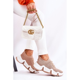 PG1 Zapatillas sin cordones Dayen de mujer en beige 3