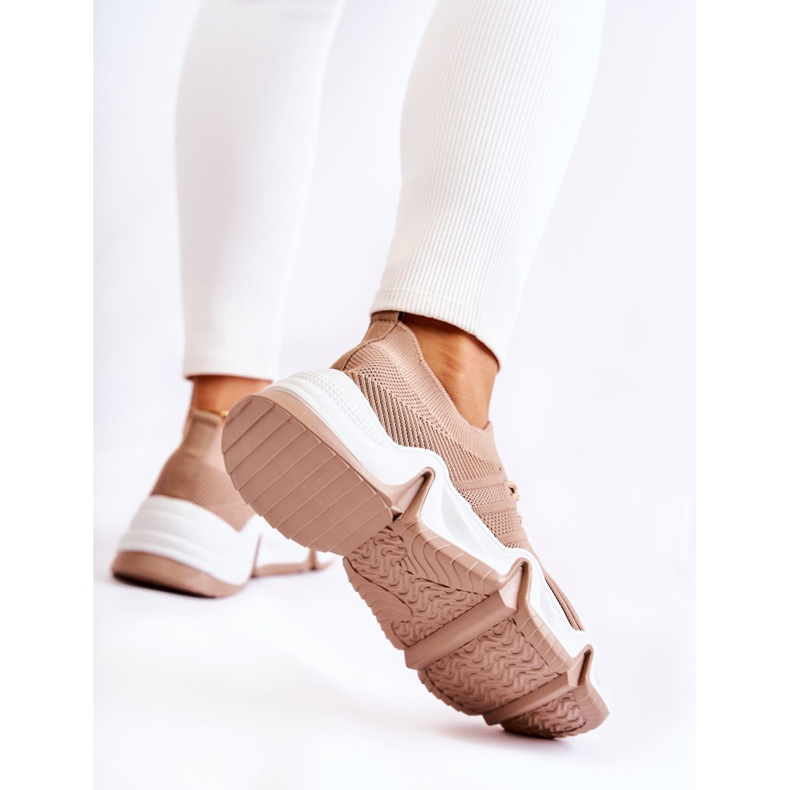 PG1 Zapatillas sin cordones Dayen de mujer en beige 2