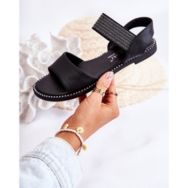 S.Barski Sandalias Clásicas Con Tachuelas Shelly Negras negro 7