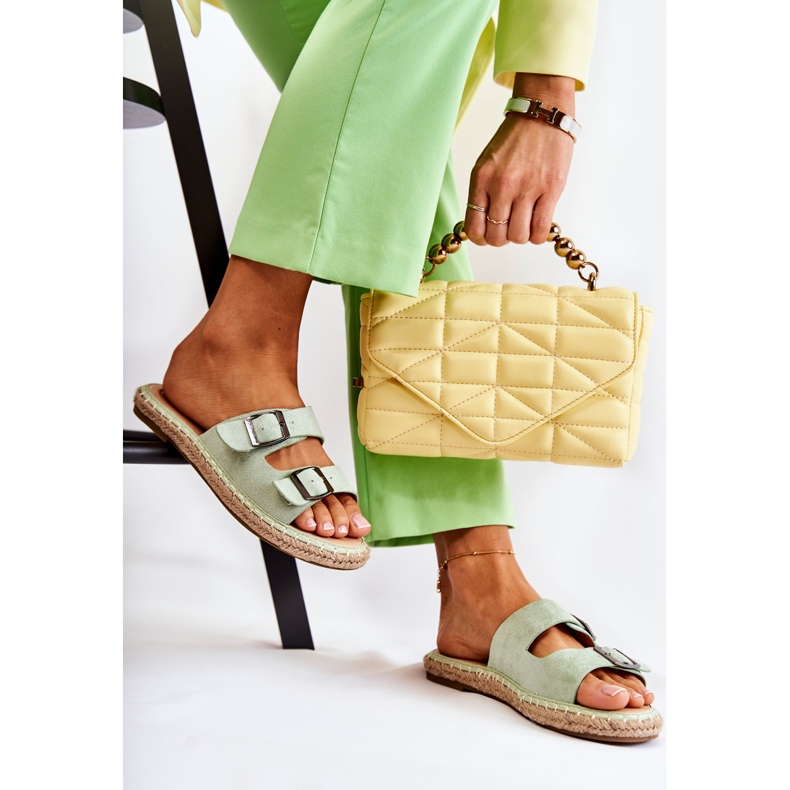 Zapatillas Mujer Clásicas Ante Verde Casilda 2