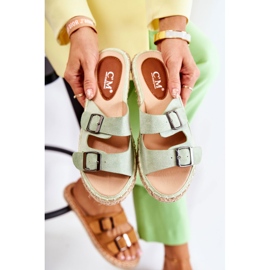 Zapatillas Mujer Clásicas Ante Verde Casilda 7