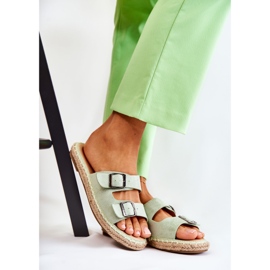 Zapatillas Mujer Clásicas Ante Verde Casilda 1