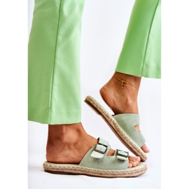 Zapatillas Mujer Clásicas Ante Verde Casilda 5