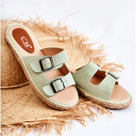 Zapatillas Mujer Clásicas Ante Verde Casilda 6