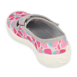 Zapatos befado niño 114X485 rosado gris 2
