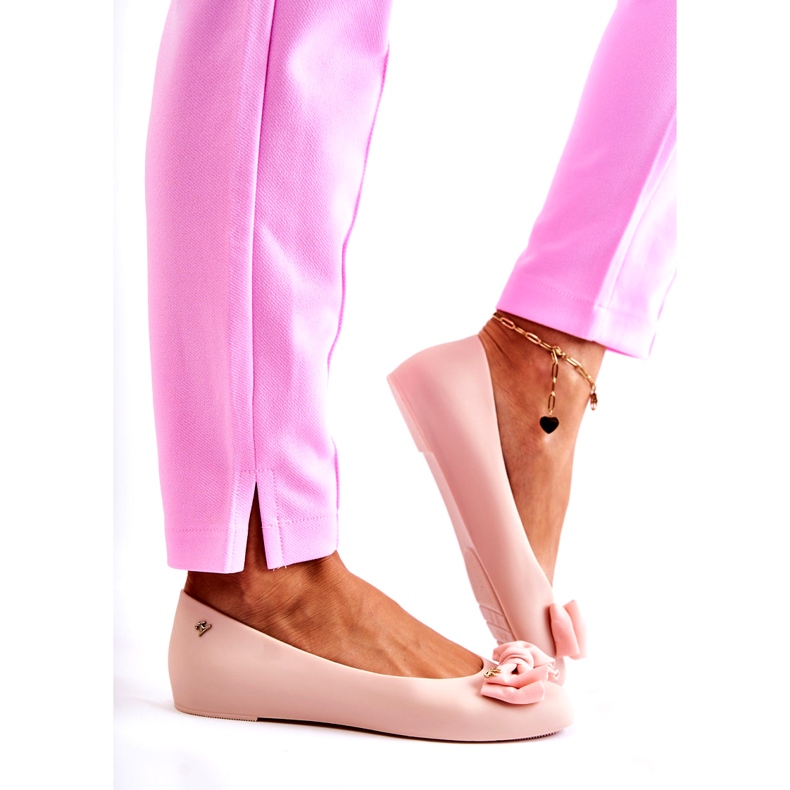 PH1 Bailarina Goma Lazo Mujer Nude Fergie beige 4