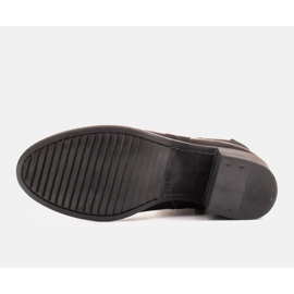 Marco Shoes Botas de mujer cómodas en combinación de piel flor y nubuck negro 7