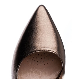 Marco Shoes 1066P Marco Zapatos metalizados marrón 7
