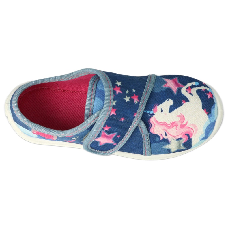 Zapatos befado niño 560X177 blanco azul rosado 4