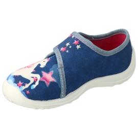 Zapatos befado niño 560X177 blanco azul rosa 3