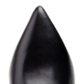 Marco Shoes Botas finas y bajas 1325B con goma negro 6