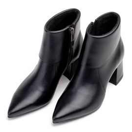 Marco Shoes Botas de mujer con cuello Marco 1344B negro 3
