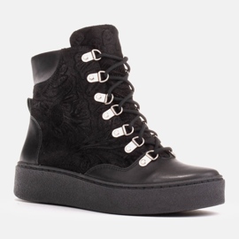 Marco Shoes Botines de mujer 1350b-679-001-4 negro 1