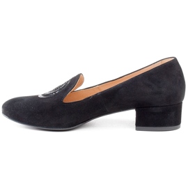Marco Shoes Zapatos de mujer de ante. Señores negros 1