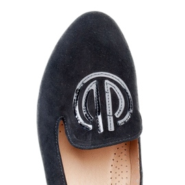 Marco Shoes Zapatos de mujer de ante. Señores negros 3