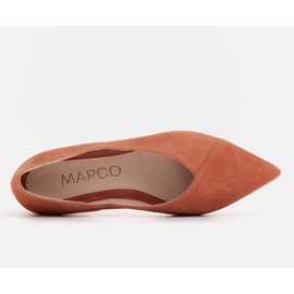 Marco Shoes Bailarinas de albaricoque ante natural naranja 4